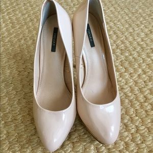 Forever 21 Nude Platform Pumps 7.5